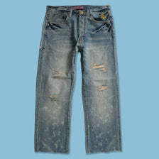Y2K Christian Audigier Jeans 34x29 