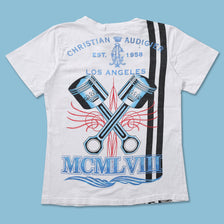 Y2K Christian Audigier T-Shirt Medium 