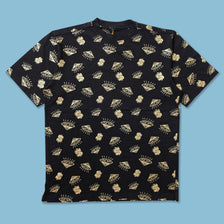 Y2K Raw Blue T-Shirt XLarge 