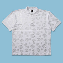 Y2K Raw Blue Polo XXL 