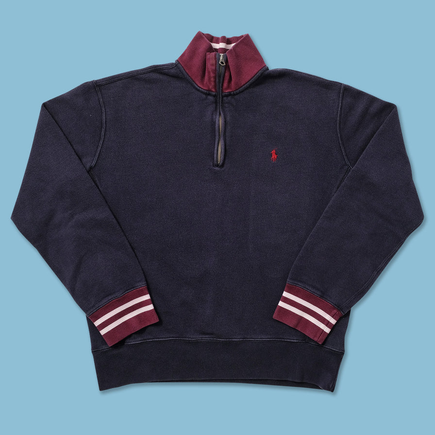 Vintage Polo Ralph Lauren Q-Zip Sweater Medium 