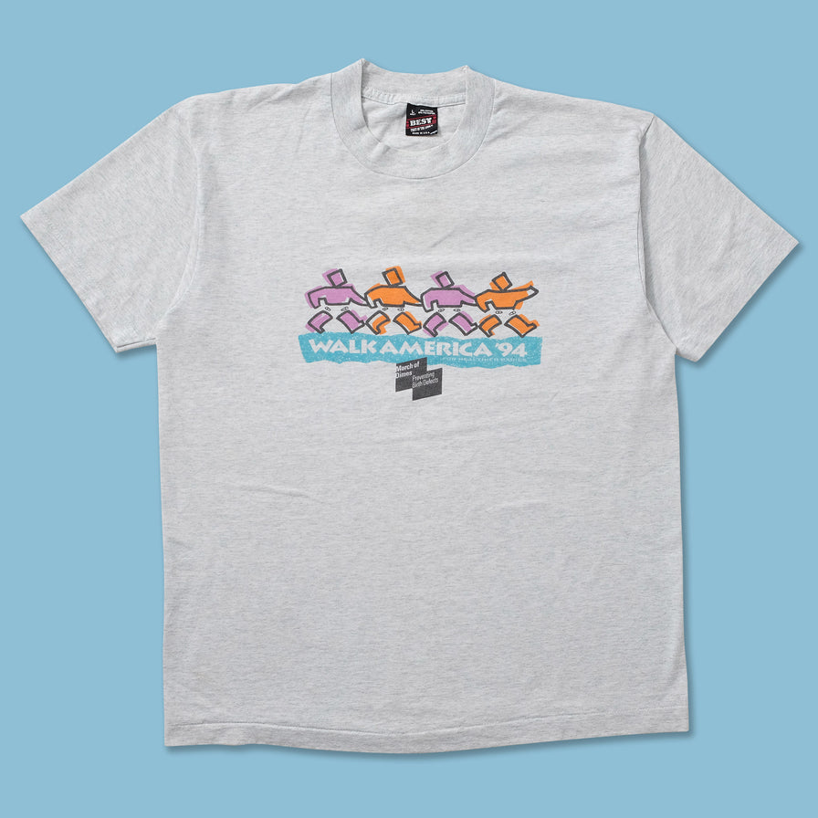 1994 Walk America T-Shirt Medium 
