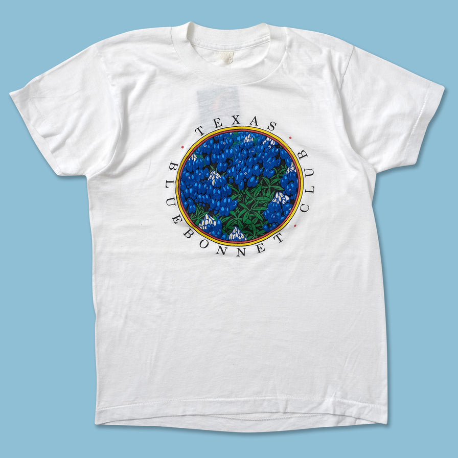 Women's Texas Bluebonnet Club T-Shirt Small - Double Double Vintage