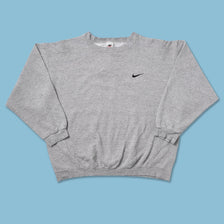 Vintage Nike Mini Swoosh Sweater Large - Double Double Vintage
