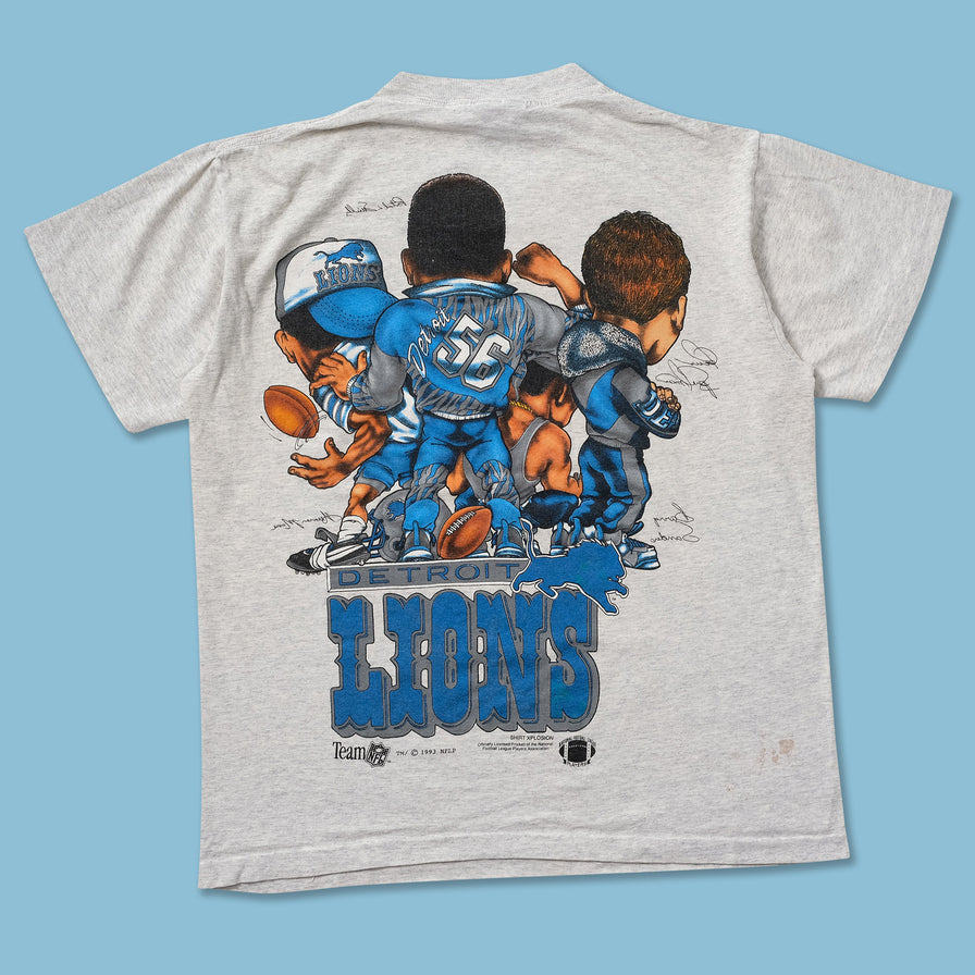 1993 Detroit Lions T-Shirt Medium - Double Double Vintage
