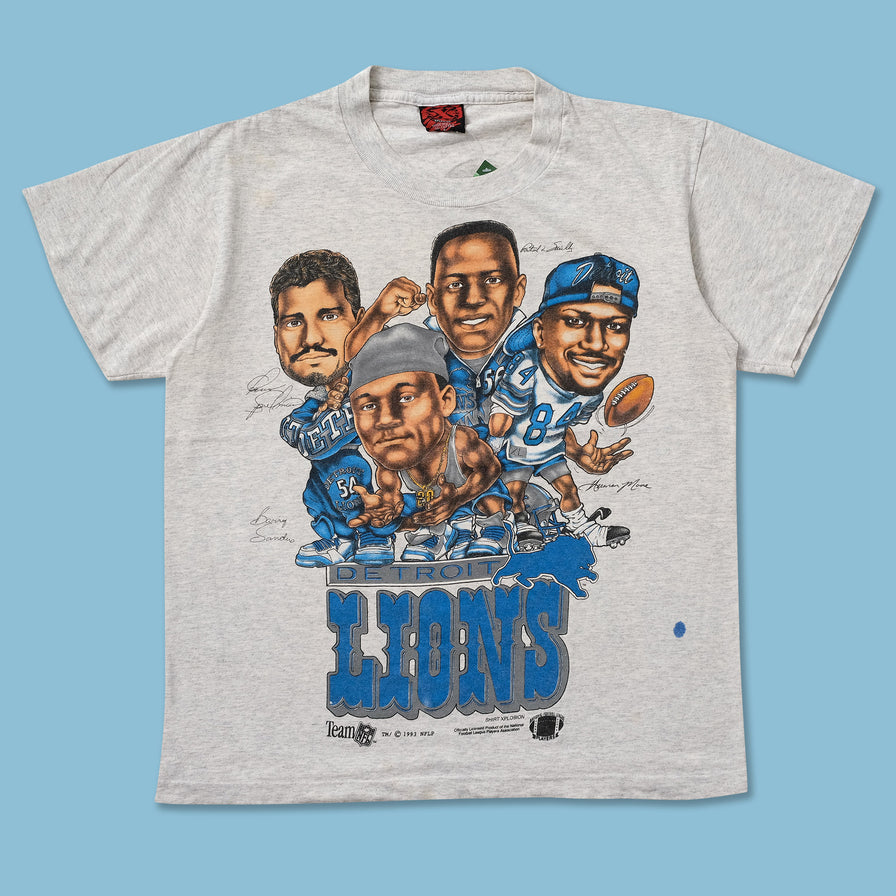 1993 Detroit Lions T-Shirt Medium - Double Double Vintage
