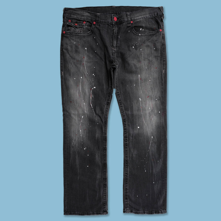 Y2K True Religion Denim Pants 42x34 - Double Double Vintage