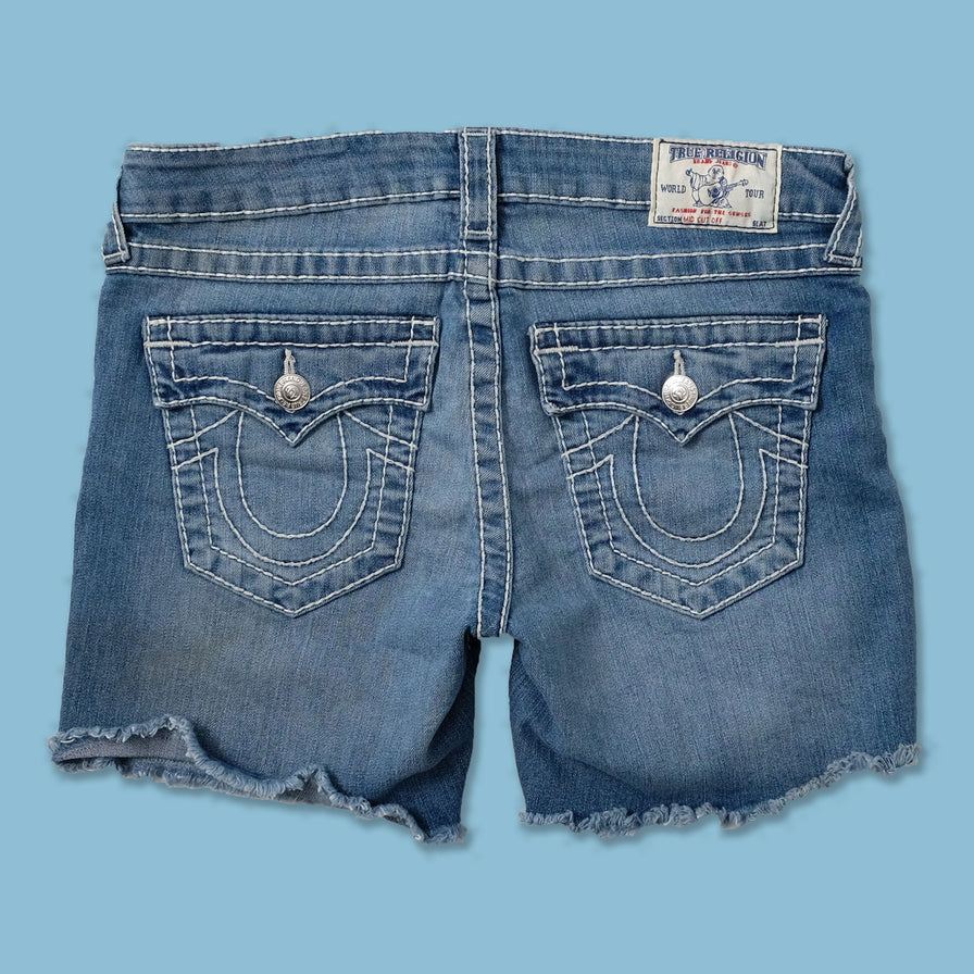 Y2K True Religion Shorts W32 - Double Double Vintage