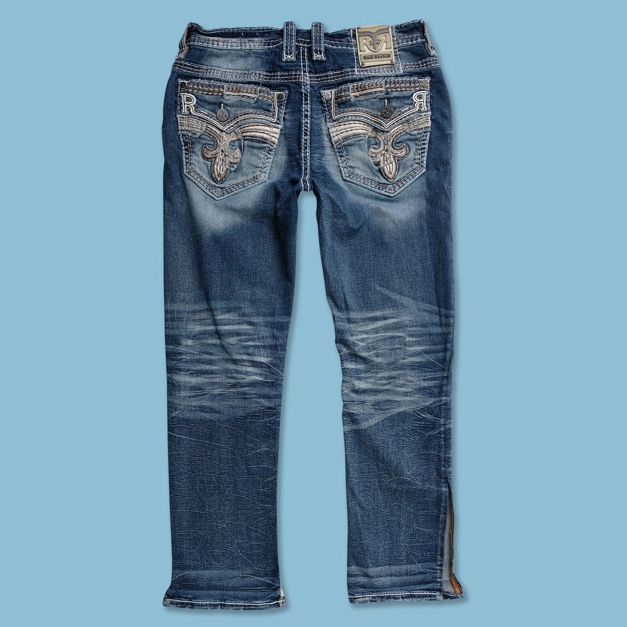 Y2K Rock Revival Denim Pants 34x32 - Double Double Vintage