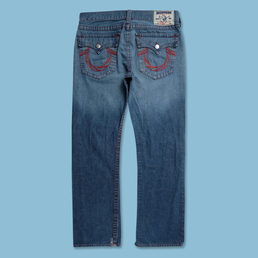 Y2K True Religion Denim Pants 36x34 - Double Double Vintage