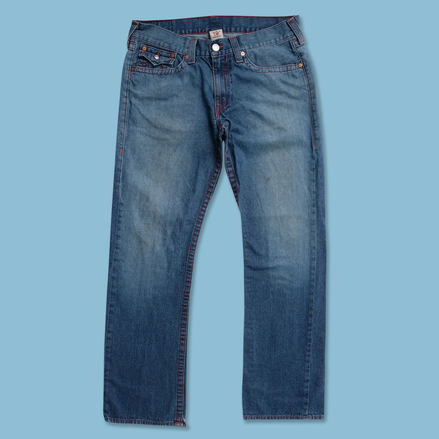 Y2K True Religion Denim Pants 36x34 - Double Double Vintage