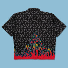 Y2K Flames Shirt XXL