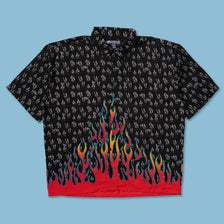 Y2K Flames Shirt XXL