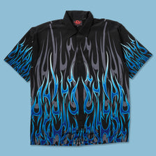 Y2K Tribal Shirt XLarge - Double Double Vintage