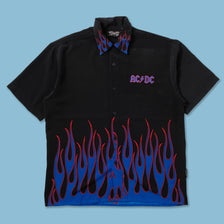 Y2K ACDC Flames Shirt XXL