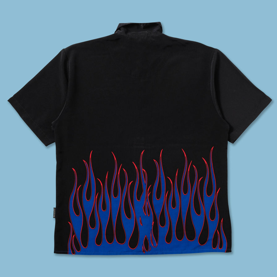 Y2K ACDC Flames Shirt XXL - Double Double Vintage