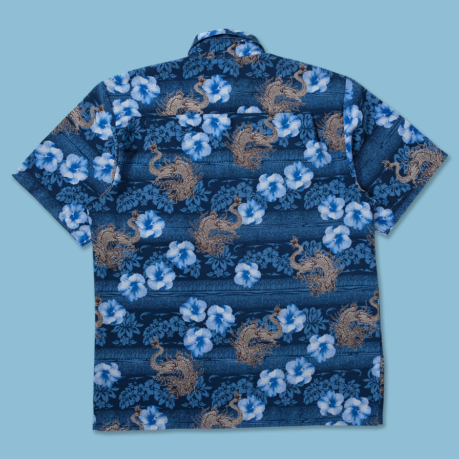 Y2K Pattern Shirt XLarge - Double Double Vintage
