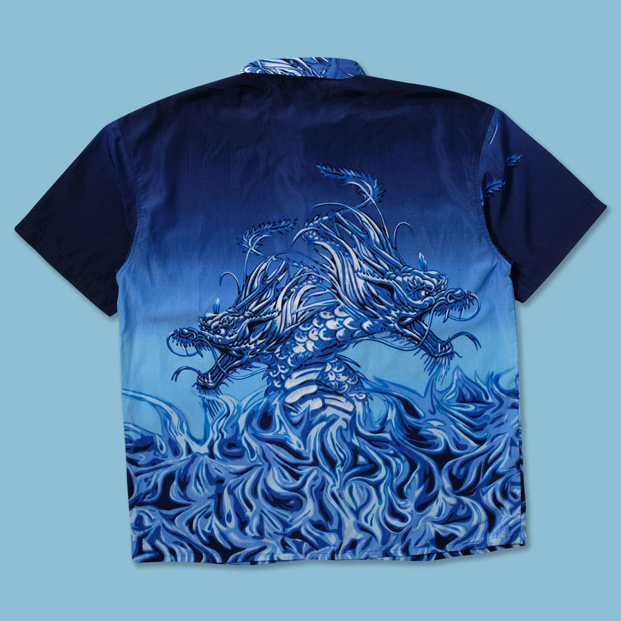 Y2K Dragon Shirt XXL - Double Double Vintage