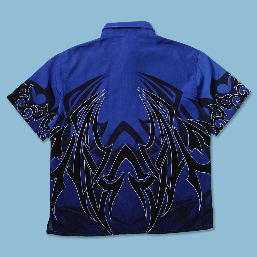 Y2K Tribal Shirt Medium - Double Double Vintage