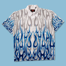 Y2K Tribal Shirt Large - Double Double Vintage