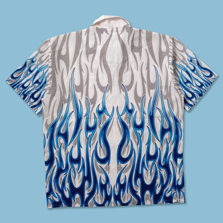 Y2K Tribal Shirt Large - Double Double Vintage