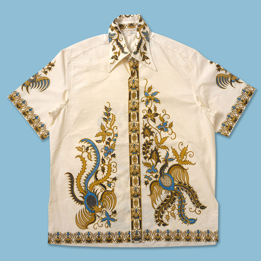 Vintage Pattern Shirt XLarge - Double Double Vintage