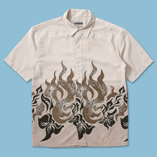 Y2K Floral Shirt Small