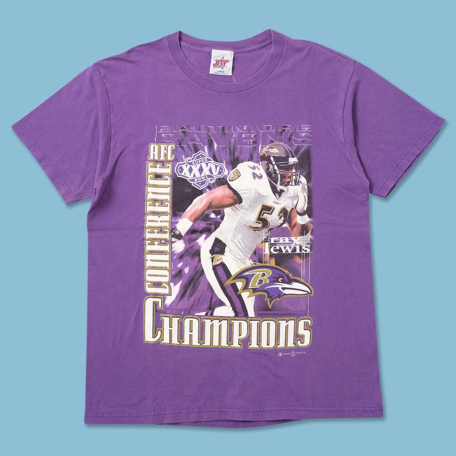 Vintage 2001 Ray Lewis T-Shirt Large 