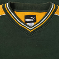 Vintage Puma Green Bay Packers Sweater Large 