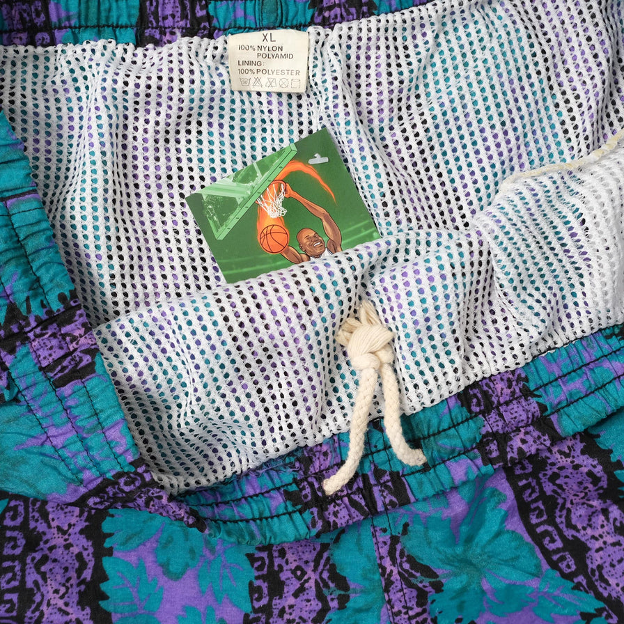 Vintage Pattern Shorts XLarge 