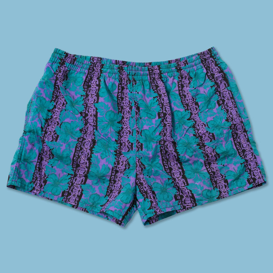 Vintage Pattern Shorts XLarge 