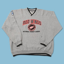 Vintage Detroit Red Wings Sweater Large 