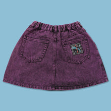 Vintage Puma Women's Denim Skirt Large 