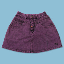 Vintage Puma Women's Denim Skirt Large 
