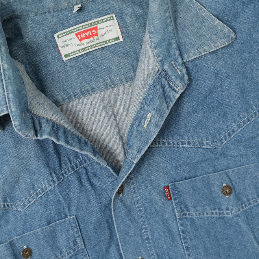 Vintage Levis Denim Shirt XLarge 