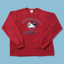 Vintage Mickey Mouse Fleece Medium 