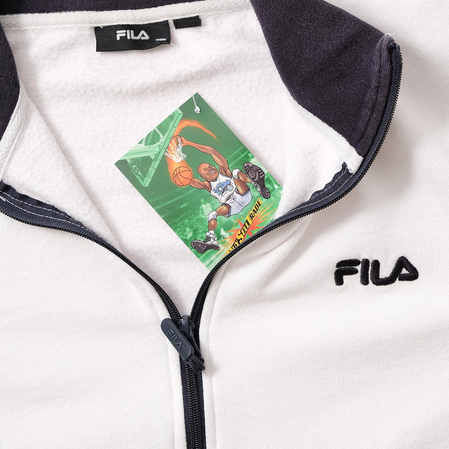 Vintage Women's Fila Sweat Jacket Small 