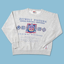 Vintage Women's Nutmeg Detroit Pistons Sweater Medium 