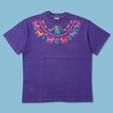 Vintage Cats T-Shirt Large 