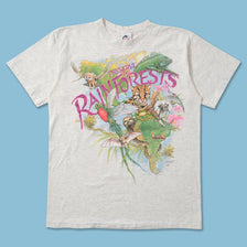 Vintage Rainforest Animal T-Shirt Medium 