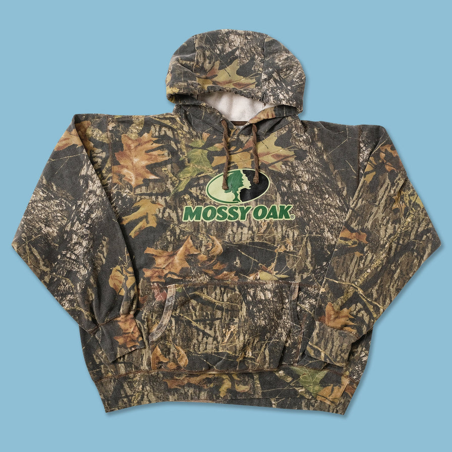 Vintage Russell Outdoors Mossy Oak Hoody XLarge 
