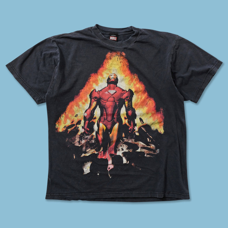Vintage Iron Man T-Shirt Large 