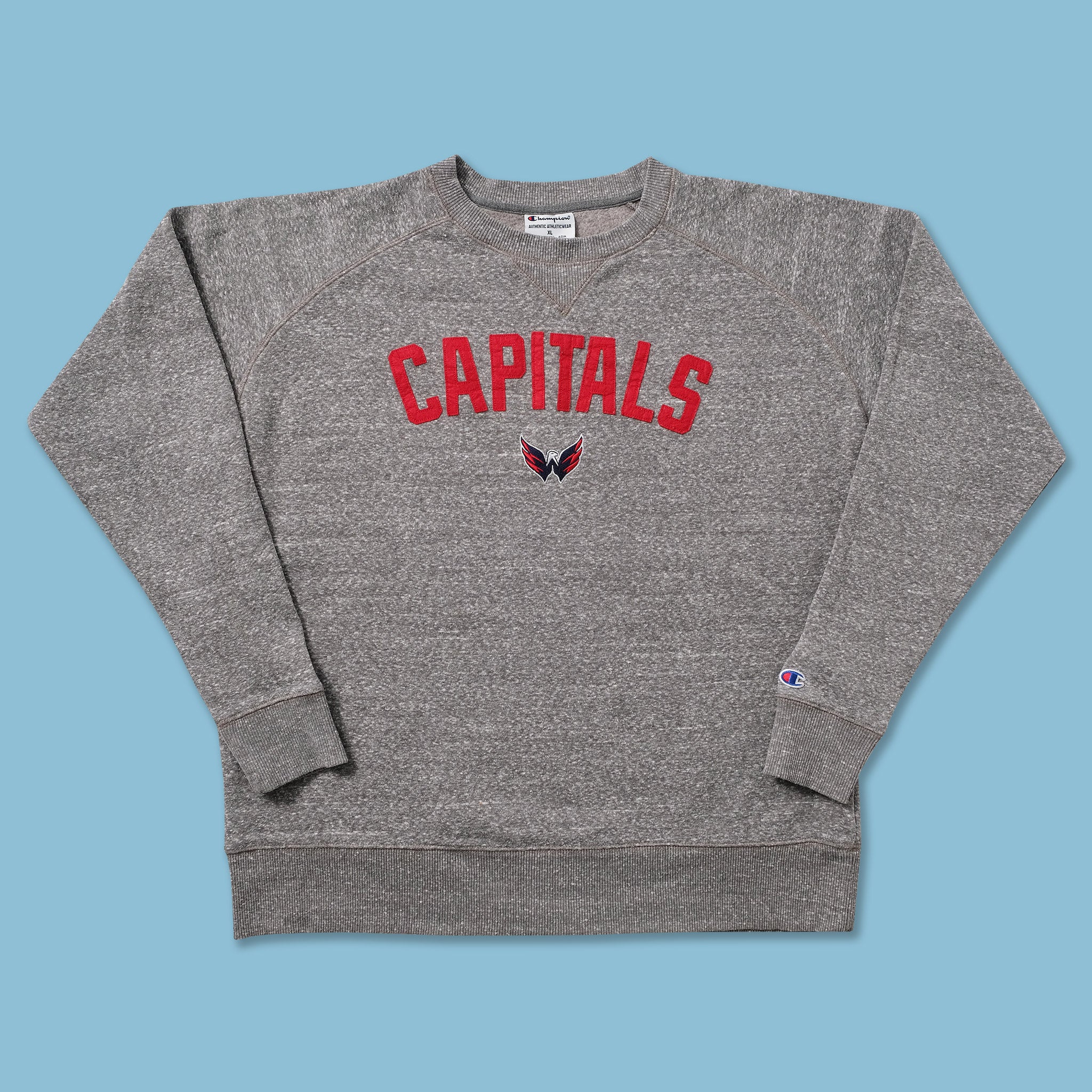 Champion Washington Capitals Sweater XLarge Double Double Vintage