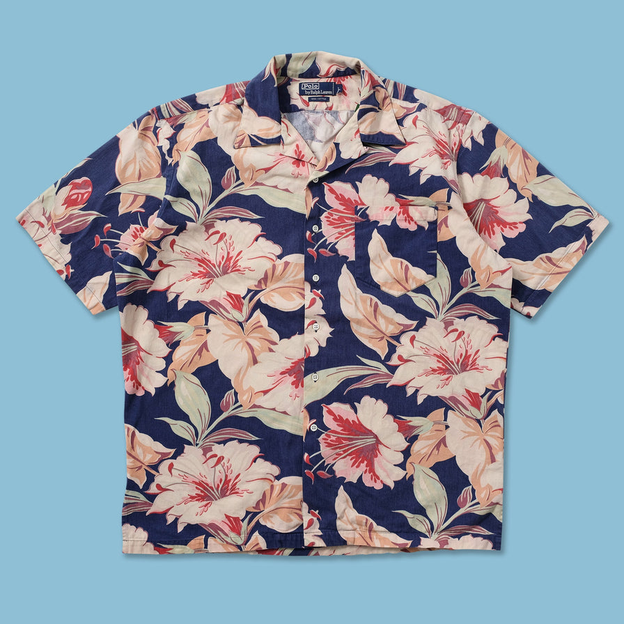 Vintage Polo Ralph Lauren Floral Shirt XLarge 