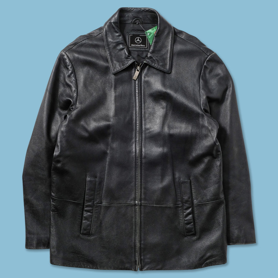 Vintage Mercedes Benz Leather Jacket Large 