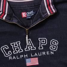 Vintage Chaps By Ralph Lauren Q-Zip Sweater Large 