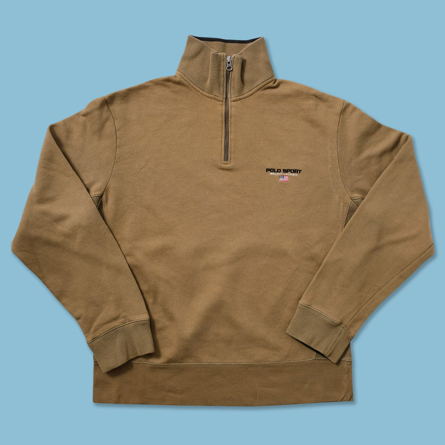 Vintage Polo Sport Q-Zip Sweater Large 