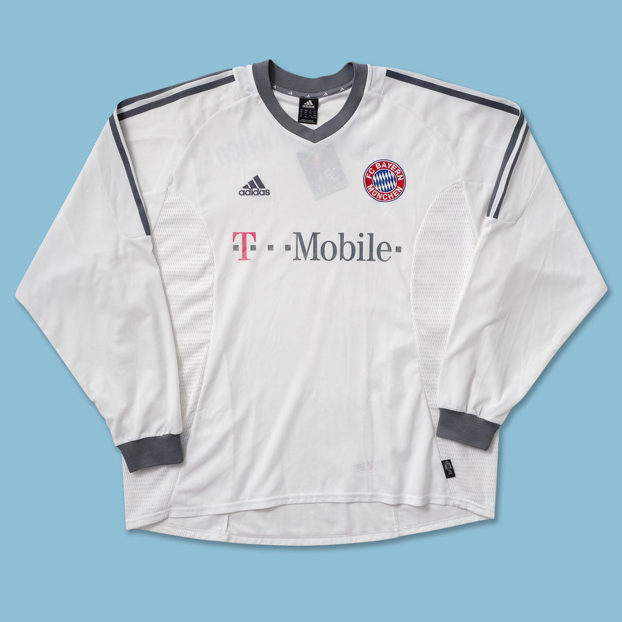 2002 adidas FC Bayern Munich Longsleeve Jersey XXL - Double Double Vintage