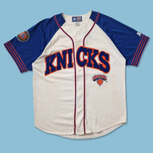 Vintage Starter New York Knicks Cotton Jersey Large - Double Double Vintage