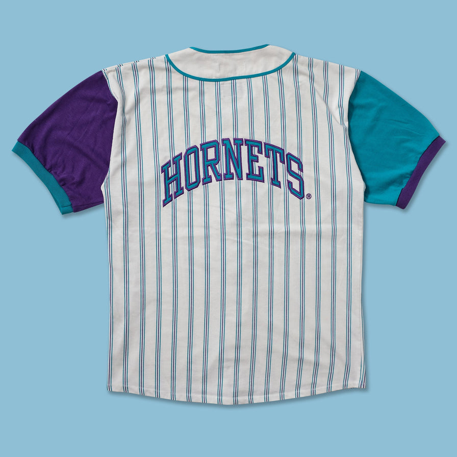 Vintage Starter Charlotte Hornets Cotton Jersey Large - Double Double Vintage